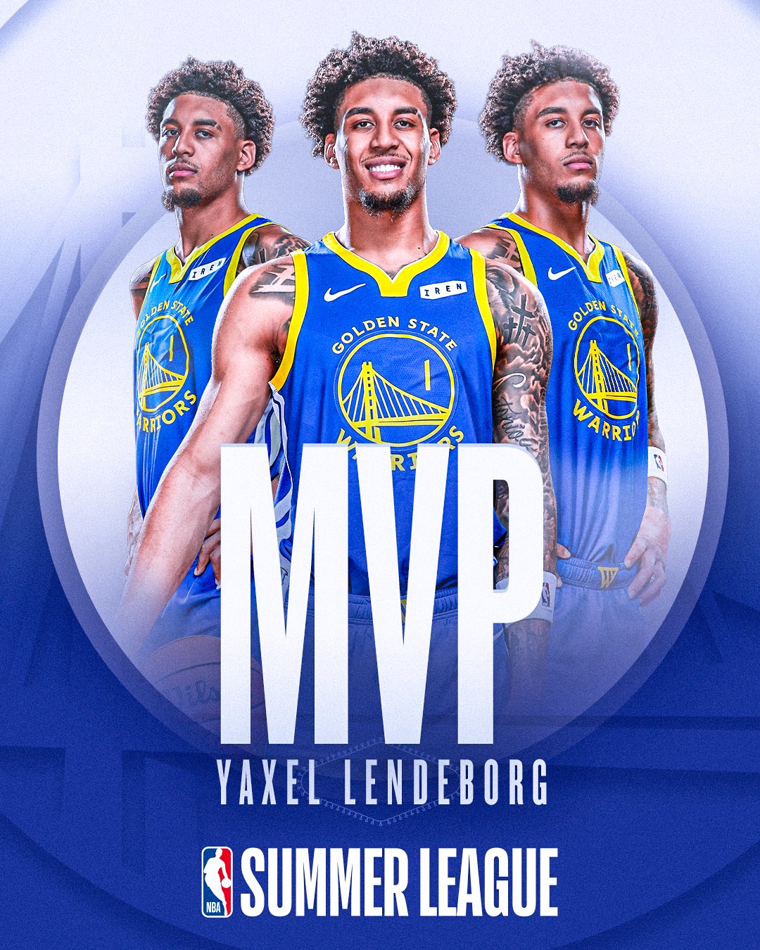 伦德博格21+10收割夏联MVP 勇士五战五胜登顶