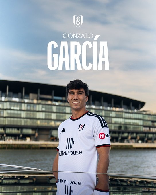 富勒姆官方宣布签下皇马前锋贡萨洛·加西亚 最高4200万欧转会费