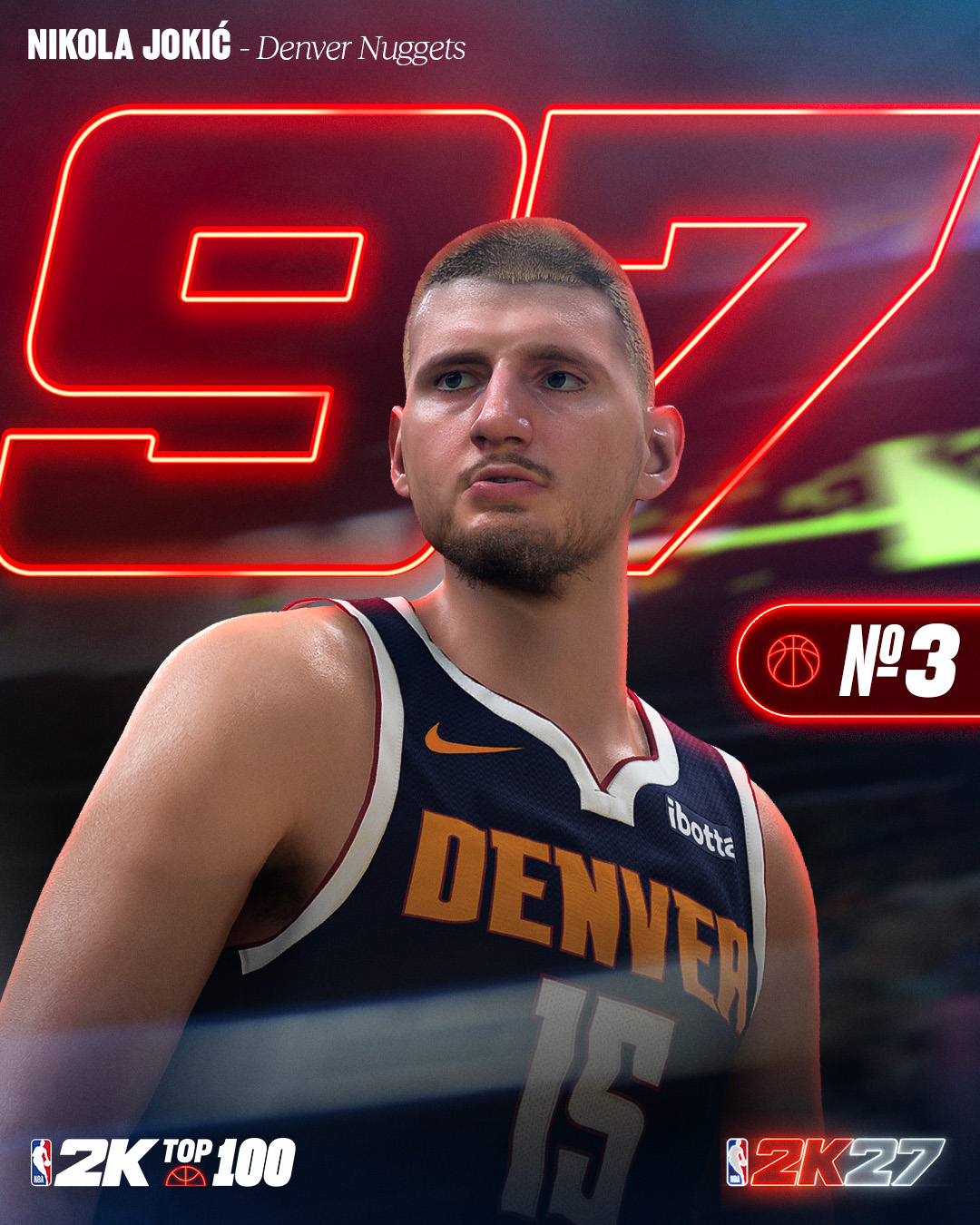 2K27能力值前十:亚历山大、文班亚马、约基奇并列97 2K27能力值前十:亚历山大、文班亚马、约基奇并列97