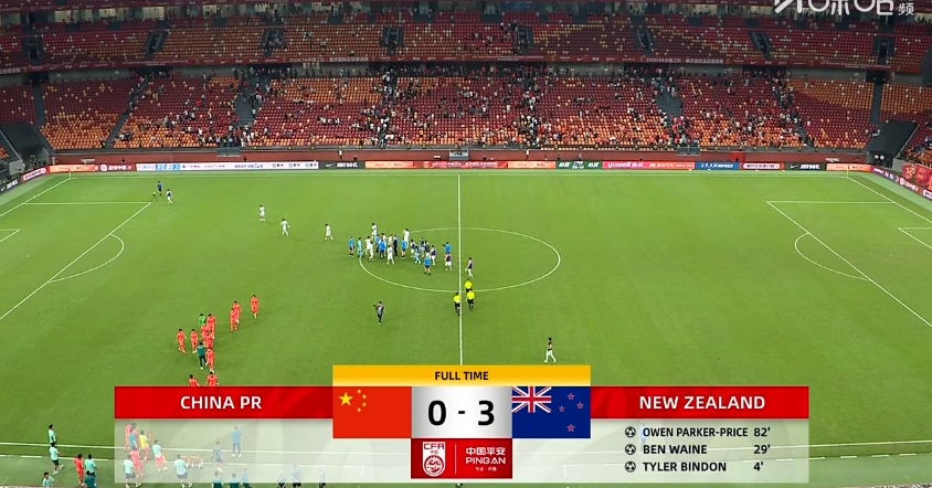 如何评价?国足上场3-0第173的马尔代夫,今天0-3第87的新西兰